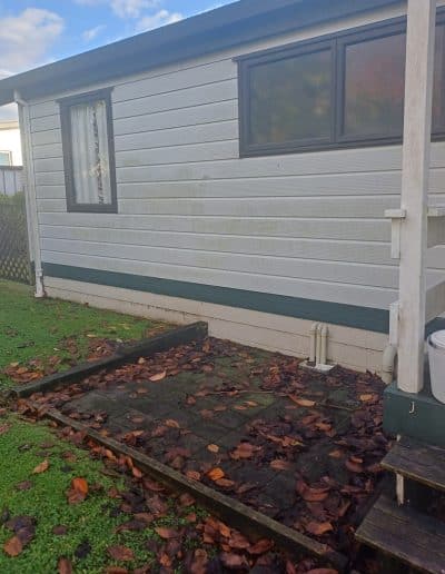 House Soft Washing And Concrete Pressure Washing Before